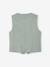 Veste garçon cérémonie sans manches en coton/ lin bleu+marine foncé+vert sauge - vertbaudet enfant 