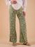 Pantalon fluide grossesse motif fleurs vert - vertbaudet enfant 