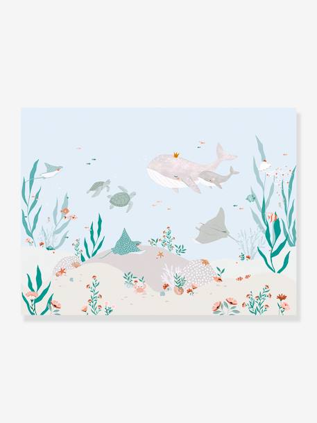 Papier peint intissé DREAMY SEABED - bleu - vertbaudet enfant 