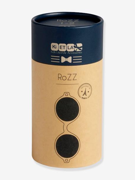 Zonnebril KI ET LA Rozz, van 2 tot 4 jaar grijs+sinaasappel - vertbaudet enfant 