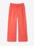 Pantalon fille legging large blanc imprimé+corail+mauve+vert sauge - vertbaudet enfant 