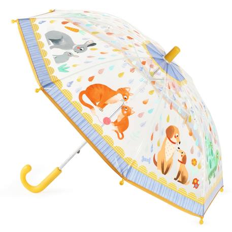 Petit parapluie Maman et bébé DJECO jaune - vertbaudet enfant 
