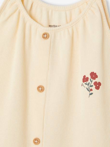 Lot de 2 pyjashorts fille en maille côtelée bleu grisé - vertbaudet enfant 