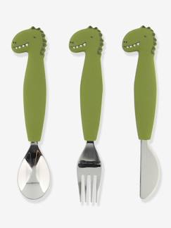 Puériculture-Repas-Vaisselle, coffret repas-Lot de 3 couverts 2e âge Animal