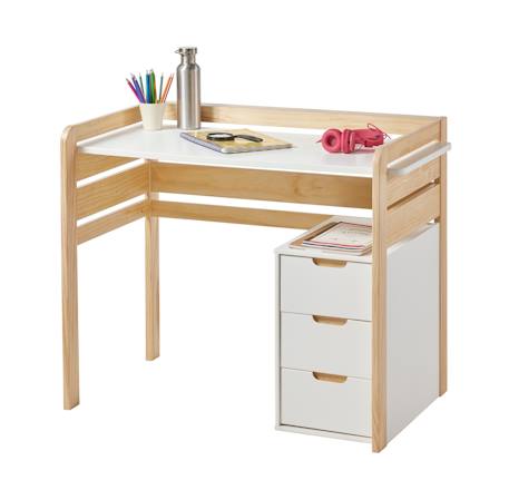 Bureau évolutif maternelle et primaire blanc - vertbaudet enfant 