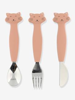 Puériculture-Repas-Lot de 3 couverts 2e âge Animal