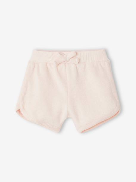 Lot de 4 shorts en éponge naissance rose pâle - vertbaudet enfant 