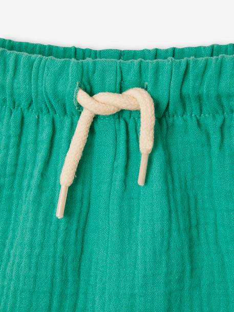 Ensemble bébé T-shirt et short menthe - vertbaudet enfant 