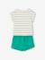 Babyset met T-shirt en short mintgroen - vertbaudet enfant 