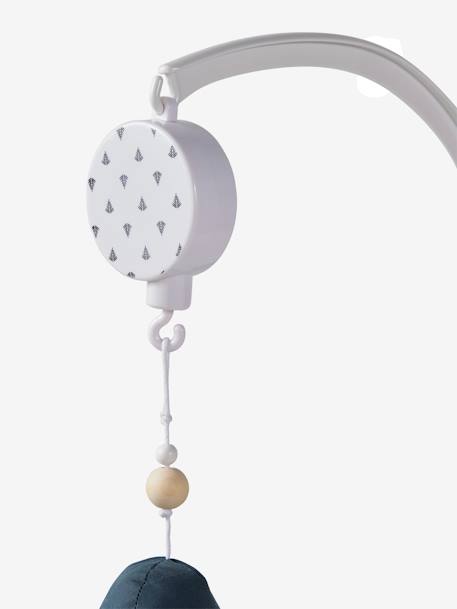 Mobile musical baleines NAVY SEA beige chiné - vertbaudet enfant 