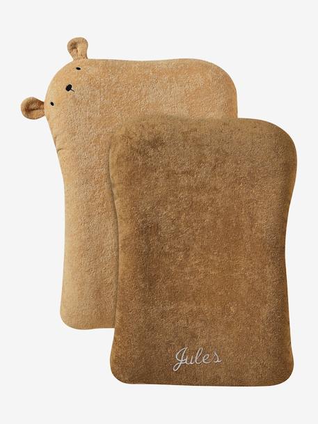 Lot 2 housses matelas à langer animaux bleu grisé+blush+multicolore+noisette+noix de pécan - vertbaudet enfant 