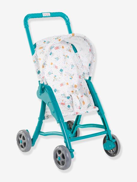 Poussette pour poupon - bleu+rose - vertbaudet enfant 