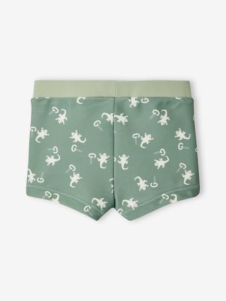 Zwemshort voor jongensbaby gekko korstmos - vertbaudet enfant 