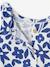Combinaison bébé fille imprimée bleu imprimé+corail - vertbaudet enfant 