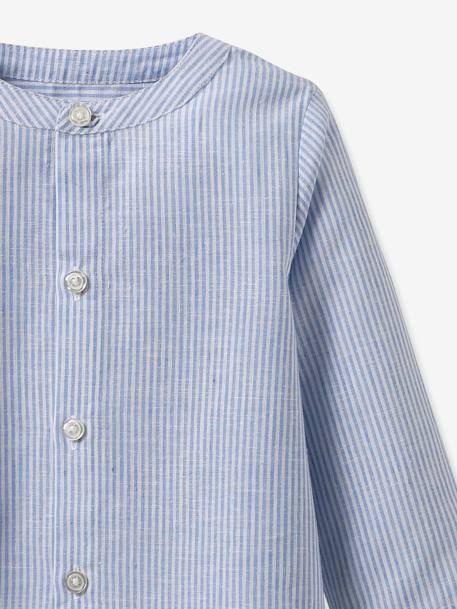 Chemise garçon collection fêtes et mariages rayé bleu - vertbaudet enfant 