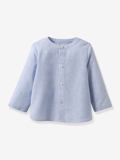 Chemise garçon collection fêtes et mariages rayé bleu - vertbaudet enfant 