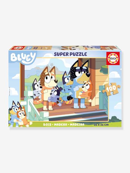 Super puzzle Bluey - EDUCA - 100 pièces multicolore - vertbaudet enfant 