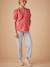 Blouse grossesse en gaze de coton écru+vieux rose - vertbaudet enfant 