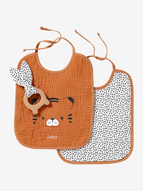 Coffret cadeau naissance personnalisable cappuccino+rose pâle - vertbaudet enfant 