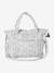 Sac à langer en gaze de coton Plume beige imprimé+blanc imprimé+IVOIRE IMPRIME+ivoire végétal+vanille - vertbaudet enfant 