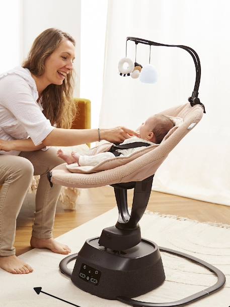 Balancelle électrique connectée Swoon Evolution Connect beige - vertbaudet enfant 