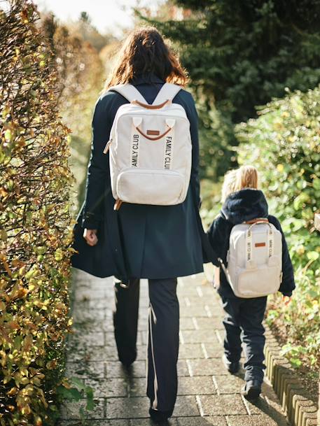 Sac à dos Mini Club en toile blanc - vertbaudet enfant 