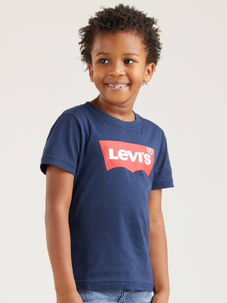 Batwing-Jongensshirt van Levi's¨ blauw+grijsblauw+wit - vertbaudet enfant 