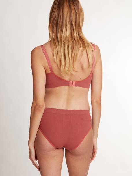 Zwangerschapsslip lage taille Zoé CACHE COEUR terracotta - vertbaudet enfant 