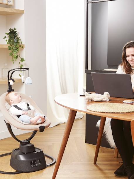 Balancelle électrique connectée Swoon Evolution Connect beige - vertbaudet enfant 