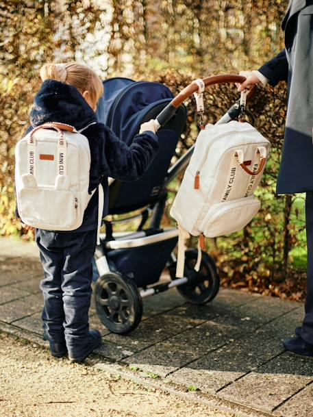 Sac à dos Mini Club en toile blanc - vertbaudet enfant 