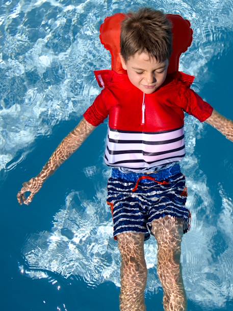 T-shirt anti-noyade enfant - 2/3 ans manches longues, 4/5 ans manches courtes jaune+rose+rouge - vertbaudet enfant 