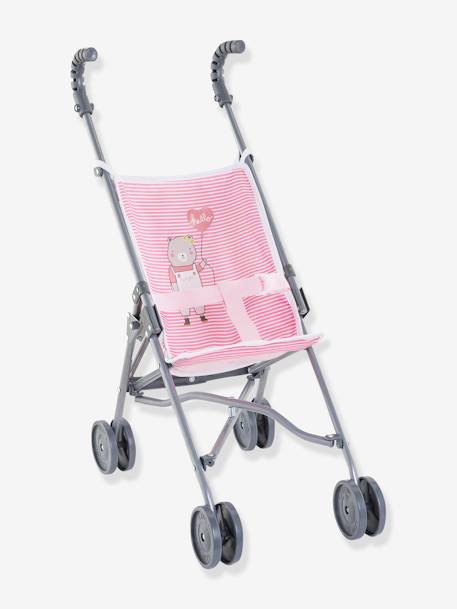 Poussette canne rose+vert sauge - vertbaudet enfant 