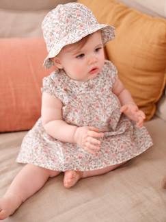 Baby-Babyset-Set jurk en hoed newborn