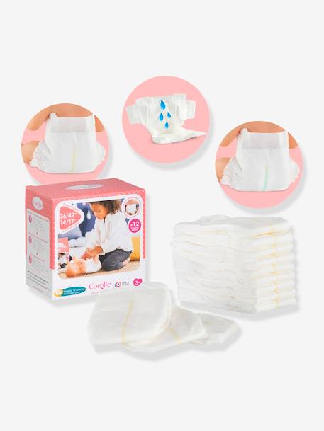 Boite de 12 couches - blanc - vertbaudet enfant 