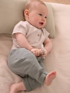 Baby-Babyset-Set voor pasgeborenen met T-shirt en broek in kantoengaas