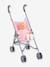 Poussette canne rose+vert sauge - vertbaudet enfant 