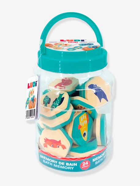 Memory puzzle bain - bleu - vertbaudet enfant 