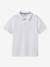Polo garçon en coton bio blanc - vertbaudet enfant 