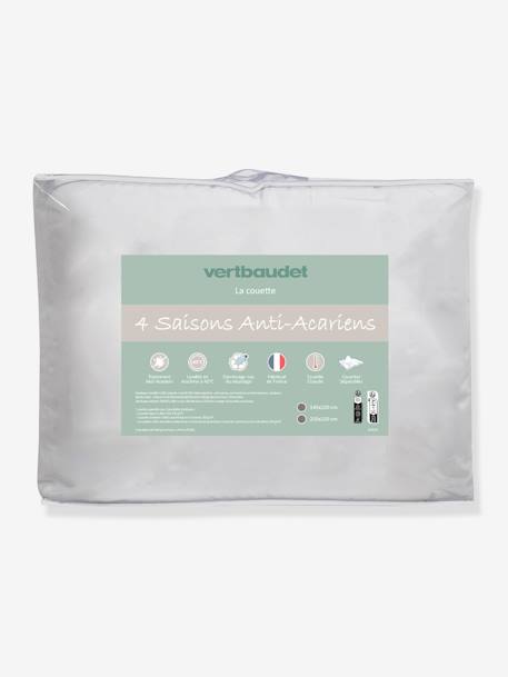 Couette 4 saisons anti-acariens Bi-ome NTL® blanc - vertbaudet enfant 