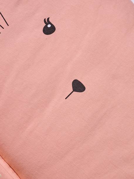 Sac de couchage Chat, avec coton recyclé rose - vertbaudet enfant 