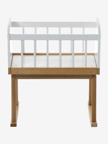Lit berceau poupon en bois FSC® blanc - vertbaudet enfant 
