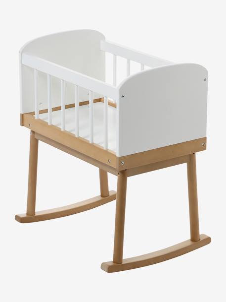 Lit berceau poupon en bois FSC® blanc - vertbaudet enfant 