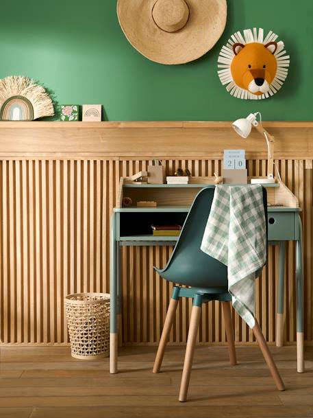 Basisschoolbureau LIGNE AMAZONE GROEN+Roze - vertbaudet enfant 