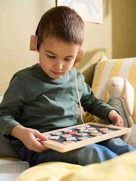 Ma première tablette ardoise et bois FSC® bois - vertbaudet enfant 