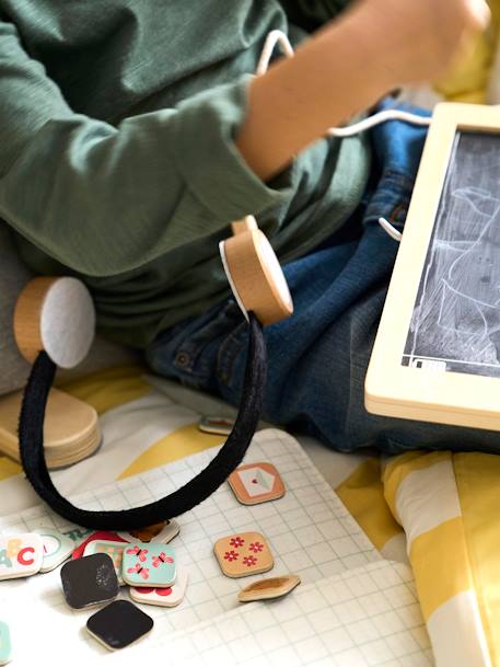 Ma première tablette ardoise et bois FSC® bois - vertbaudet enfant 