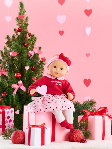 Bébé câlin Margaux pétales de coeurs - rouge - vertbaudet enfant 