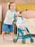 Kinderwagen Oursons voor pop - COROLLE blauw+rozen - vertbaudet enfant 
