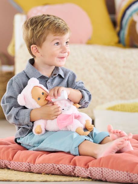 Poupon bébé câlin ourson d'amour - rose - vertbaudet enfant 