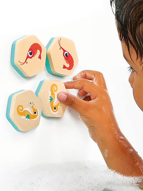 Memory puzzle bain - bleu - vertbaudet enfant 