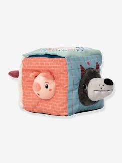 Jouet-Premier âge-Cube de dextérité Louis le loup S